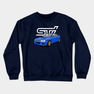 wrx sti blue Crewneck Sweatshirt